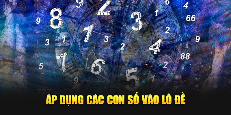 Áp dụng các con số vào lô đề