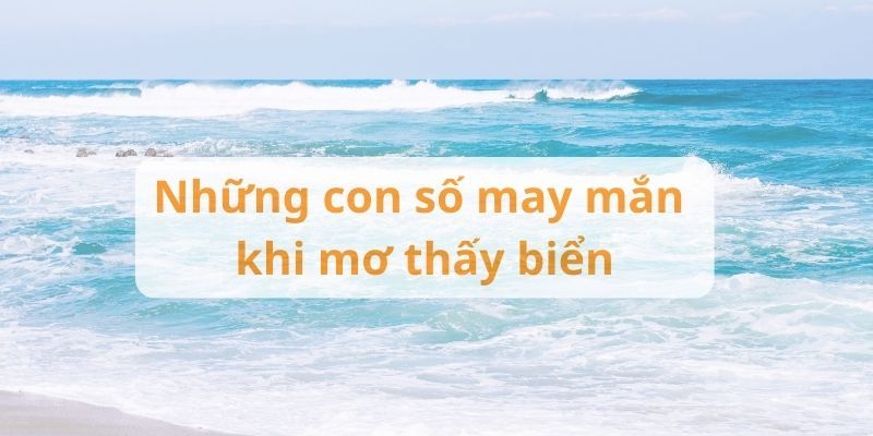 Chi tiết các con số may mắn khi nằm mơ thấy biển